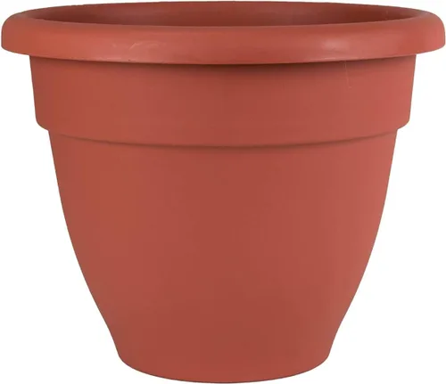 Miniatura 24 de The HC Companies, Caribbean - Maceta de plástico y ligera de 6 pulgadas para interiores y exteriores, maceta para hierbas y flores, color negro