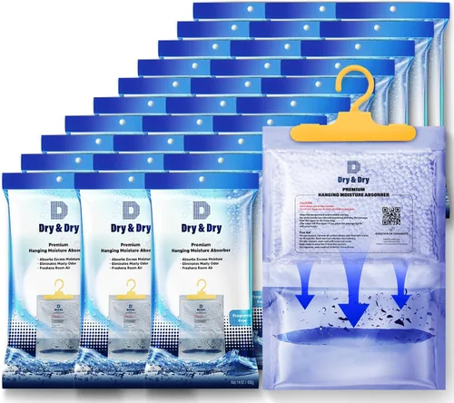 Miniatura 7 de Dry & Dry Deshumidificadores absorbentes de humedad prémium para el hogar, sótano, dormitorio, pequeños deshumidificadores – absorbentes de humedad