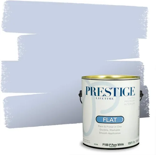 Miniatura 63 de Prestige Paints. - Base y pintura para exteriores en un solo galón, 1 galón. plano, comparable con Sherwin Williams Topsail. SW6799-PCM