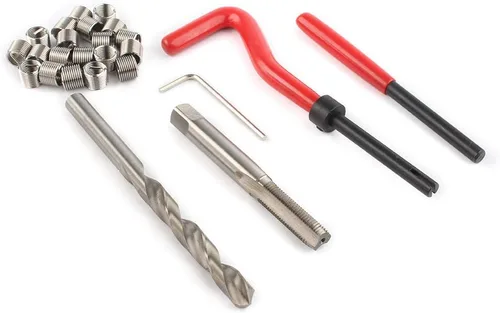 Miniatura 5 de Kit de herramientas de reparación de helicoiles, roscas despojadas, herramienta métrica M5 M6 M8 M10 M12 M14