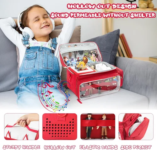 Miniatura 3 de Bolsa de transporte SFYBYHEART compatible con el juego de iniciación Toniebox, figuras Tonis, personajes Tonis, lindo estuche Tony, almacenamiento
