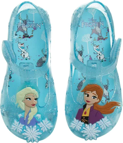Disney Frozen Elsa Minnie Mouse - Sandalias de gelatina para niñas zapatos planos Mary Jane para niños disfraz de princesa de personaje de bebé