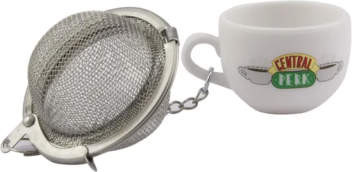 Miniatura 2 de Paladone Friends Central Perk - Infusor de té de acero inoxidable con cadena
