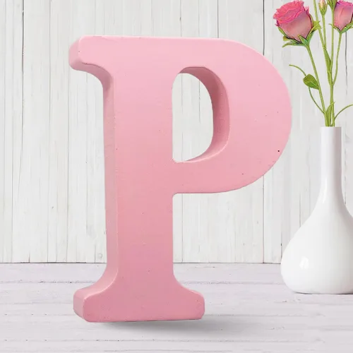 Miniatura 16 de AOCEAN Letras de madera rosa de 6 pulgadas sin terminar Letras de madera para pared MAGA Letras de madera decorativas de pie Tablero de letras