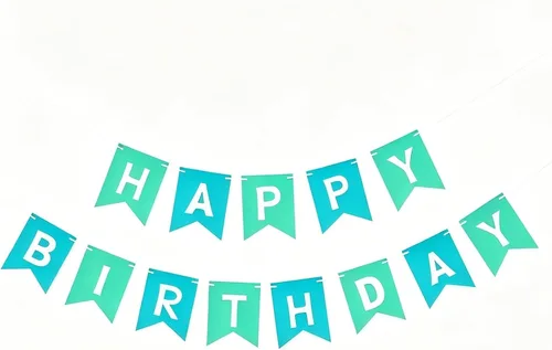 Miniatura 18 de Cartel de feliz cumpleaños suministros para fiesta de cumpleaños (B 1)