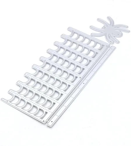 KSCRAFT Plantillas de corte de metal con roseta de telaraña de Halloween para álbumes de recortes/álbum de fotos, decoración en relieve, tarjetas de