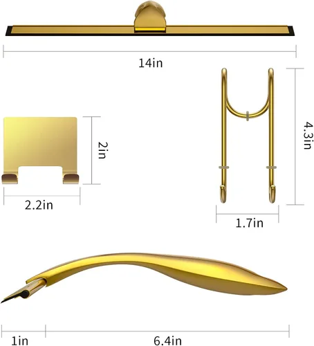 Miniatura 2 de Juego de escobilla de ducha de acero inoxidable de 14 pulgadas, escobilla multiusos para baño, puertas de ducha, espejos, azulejos y ventanas