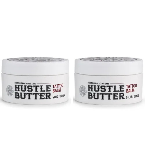 Miniatura 11 de Hustle Butter Tattoo Aftercare - Bálsamo para tatuajes de 5 onzas, cura + protege nuevos tatuajes y rejuvenece los tatuajes más antiguos, crema 100%