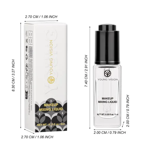 Miniatura 7 de YOUNG VISION Líquido de mezcla de maquillaje, sombra de ojos/base, maquillaje medio, sellador de ojos, potenciador de pigmentos, duradero