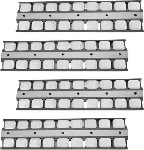 21-1/2" X 5-1/2" BBQ Grill Briquette Tray Heat Plates Burner Covers Reemplaza OEM Viking Part 032381-000, Piezas de repuesto para parrilla de gas