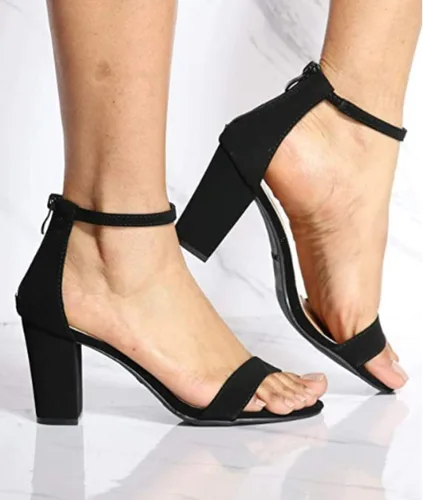 Miniatura 2 de TOP Moda, Hannah-1 - Sandalias de tacón alto a la moda, con correa en el tobillo para mujer