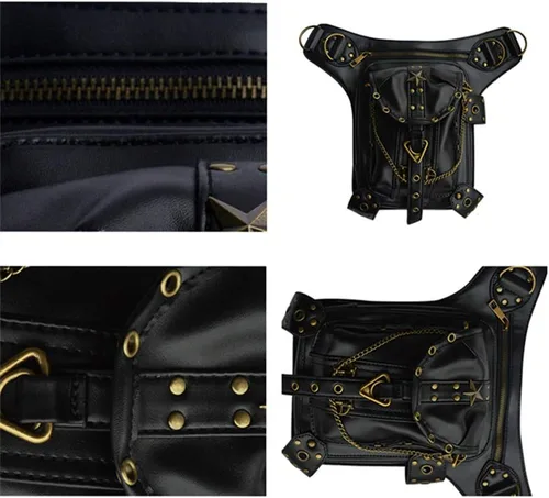 Miniatura 9 de AlwaySky - Bolso unisex de piel sintética para mujer y hombre