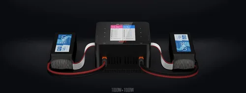 Miniatura 2 de ISDT P30 1000WX2 30AX2 Power Dual Channel Snychronous Bluetooth BattGo Lipo cargador de equilibrio de batería descargador para 1-8S Li-ion Life NiCd