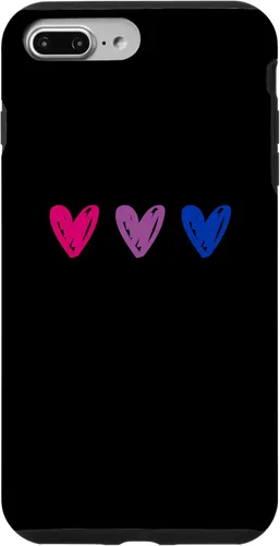 Miniatura 12 de Funda para iPhone 12/12 Pro Bisexual Pride Hearts Bi Pride Flag
