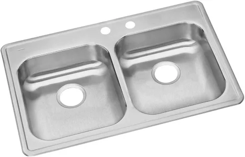 Miniatura 33 de Elkay GE12521 Dayton Fregadero de cocina empotrable de una sola cubeta de acero inoxidable de 25" - 1 orificio para grifo