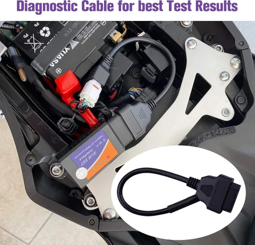 Miniatura 4 de Escáner de conector de cable OBD2 para Yamaha FJR FZ09 FZ10 MT07 MT09 MT10 R1 R6 TMAX 530 XSR 700 900 XT1200ZE, cable de diagnóstico completo de 4