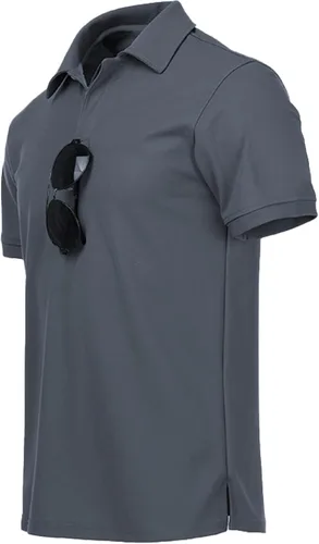 Miniatura 2 de IGEEKWELL Men's Golf Polo Shirt Short Sleeve Breathable Tennis Polo Sport T-Shirts Tactical Polo Shirt