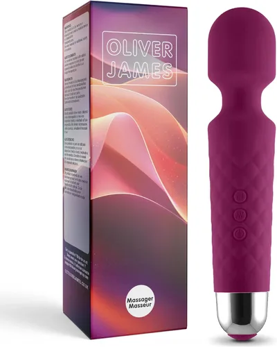 Miniatura 15 de Barra masajeadora Six Nine personal, recargable, inalámbrica, con 20 patrones de vibración, 8 velocidades, incluye bolsa de viaje