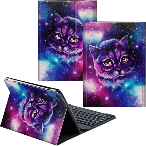 Miniatura 69 de Para Samsung Galaxy Tab S6 Lite Funda 2022/2020 Teclado Inalámbrico Desmontable Y Cubierta De Soporte De Cuero PU Funda Protectora Para Samsung