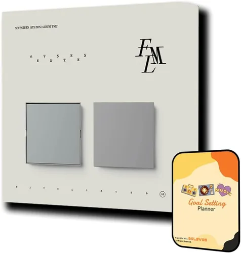 Miniatura 7 de FML Seventeen Album [A+B+C ver. Juego completo]+Beneficios de pre-pedido+planificador digital inspirado en BolsVos K-POP, paquete de calcomanías