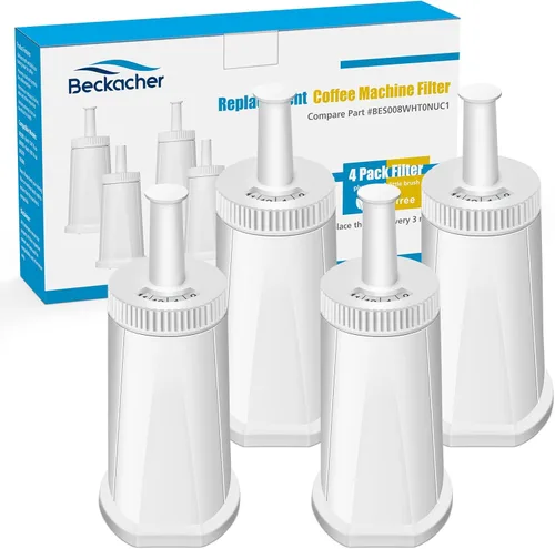 Paquete de 4 filtros de agua Breville, compatibles con Breville BES880 Barista Touch, BES990 BES980 Oracle Touch y BES878 BES920 Bambino ClaroSwiss