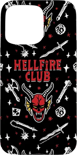 Miniatura 30 de Funda con patrón Hellfire Club de Stranger Things para iPhone 11 Pro Max