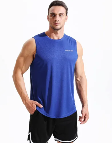 Miniatura 3 de NELEUS Camiseta sin mangas Dry Fit para hombre