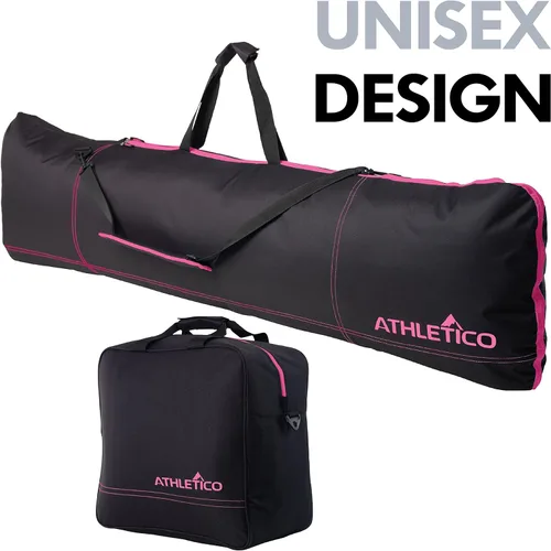 Miniatura 8 de Athletico Combo de dos piezas de bolsa para snowboard y botas Guarda y transporta snowboard de hasta 165 cm y botas hasta la talla 13 Incluye 1