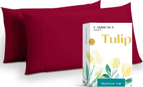 Miniatura 45 de Carressa Linen - Juego de sábanas de 800 hilos de 100 % algodón egipcio, tamaño King (4 piezas, arena del desierto) suave, refrescante, bolsillo