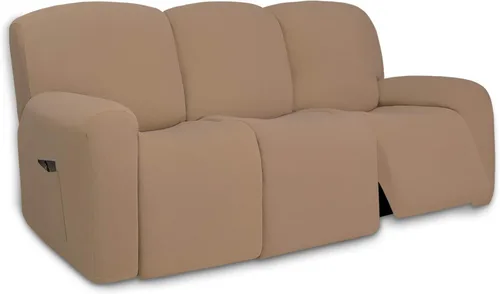 Miniatura 139 de PureFit - Funda superelástica con bolsillo p/protección de sofá/sillón - Suave cubierta de elastano antideslizante, lavable, c/base elástica, apta