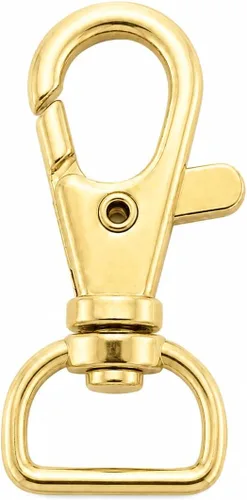 Miniatura 16 de CRAFTMEMORE Broches giratorios de langosta clásicos, ganchos a presión CS10 para monedero, clip de 5/8 pulgadas, 3/4 pulgadas, 1 pulgada, paquete