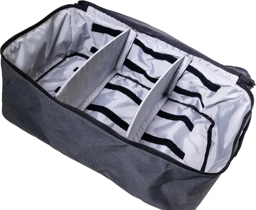 Miniatura 8 de VanEssential Cubo de embalaje con parte superior de malla transparente XS - Gris carbón