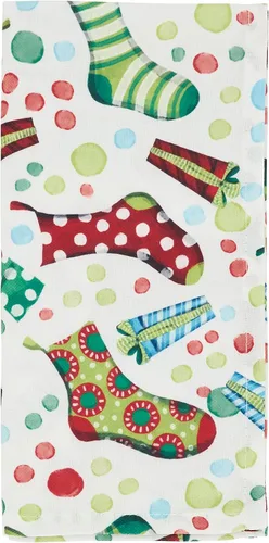 Miniatura 7 de Manteles individuales con medias de Navidad (juego de 4)