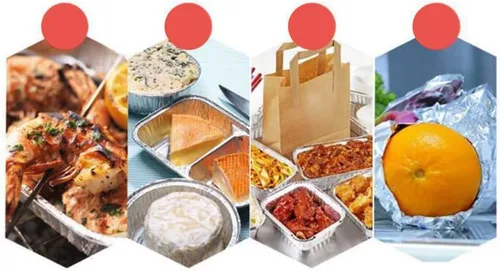 Miniatura 8 de Othmro Sartenes de papel de aluminio de 28.7 fl oz, bandejas reciclables para llevar, recipientes de alimentos de papel de aluminio, sartenes