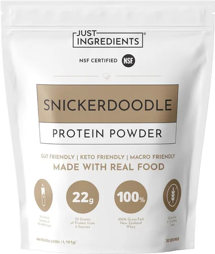 Miniatura 22 de Proteína en polvo de chocolate – Mezcla de 30 porciones con suero de leche 100% alimentado con pasto y proteínas vegetales orgánicas – rico sabor a