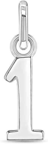 Miniatura 9 de In Season Jewelry 925 Sterling Silver Small Polished Numbers Charm For Little Girls Charm Bracelet 1-0 - Special Graduation Year Charm For Little