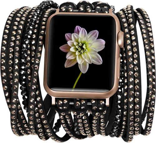 VIQIV Correa de reloj compatible con Apple Watch Ultra Band de 1.929 in 1.772 in 1.732 in 1.654 in 1.614 in 1.575 in 1.496 in iWatch Series SE 9 8 7