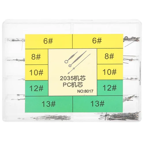 Miniatura 5 de Agujas de repuesto para reloj de manos, manecillas de movimiento para movimiento de movimiento 2035 (negro + plata)
