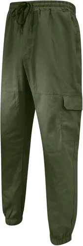 Miniatura 4 de SUTIL Mens Cargo Pants with Pocket Tapered Stretch Twill Cotton Slim Fit Work Jogger Pants Athletic Joggers Chino Trousers