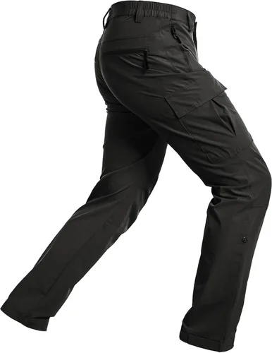 Wespornow Hiking Travel Pants for Men Lightweight Water-Resistant Quick Dry Outdoor Pants for Fishing Camping