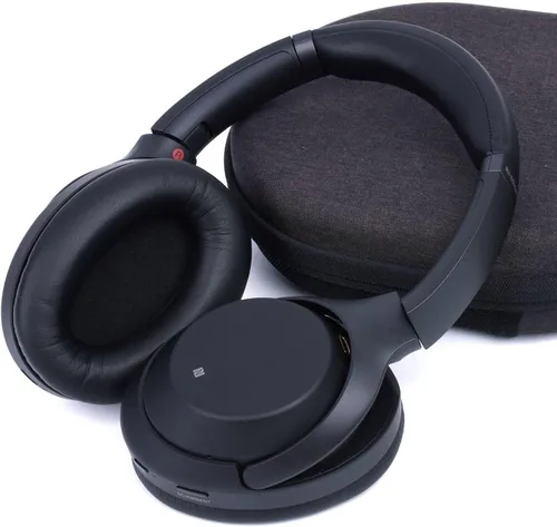 Miniatura 8 de SOULWIT Almohadillas profesionales de repuesto para auriculares Sony WH-1000XM3 (WH1000XM3) supraaurales, almohadillas para los oídos con cuero
