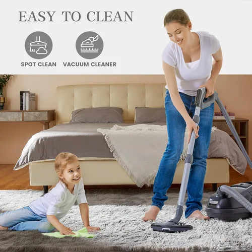 Miniatura 7 de Alfombras grandes de área para sala de estar, alfombras mullidas y peludas de felpa suave para dormitorio, alfombra de suelo interior para niños