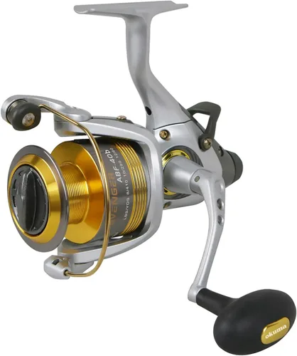 Okuma Avenger ABF B Series Graphite Baitfeeder Carrete giratorio de agua salada