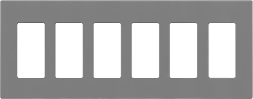 Miniatura 68 de ENERLITES Placas de pared decorativas sin tornillos, cubiertas de tomacorrientes seguras para niños, tamaño de 4 posiciones, 4.68" H x 8.30" L, Negro