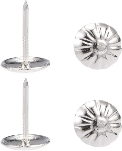 Miniatura 8 de 5 piezas de herramientas de tachuelas para tapicería, martillo de tapicería de doble cara con 2 cabezas de goma de repuesto, elevador de tachuelas
