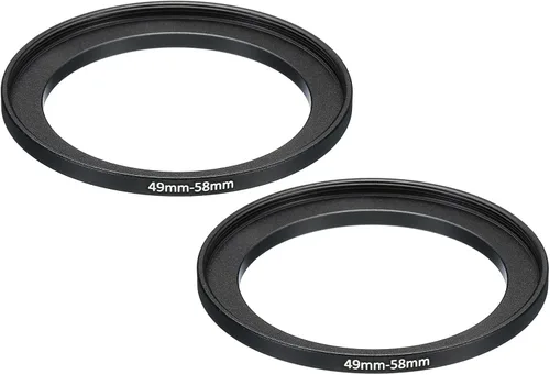 Miniatura 18 de PATIKIL Anillo elevador de metal de 1.594 in-1.693 in, paquete de 2 anillos adaptadores de filtro de lente de cámara, anillo adaptador de filtro