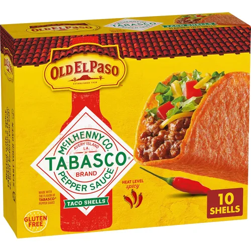 Miniatura 17 de Old El Paso Stand 'N Stuff Bold Nacho Cheese - Conchas de taco con sabor a queso de nacho, 10 unidades (paquete de 6)