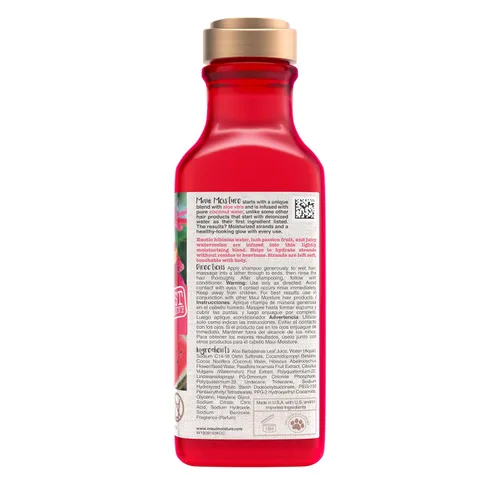 Miniatura 6 de Maui Moisture - Champú de hidratación ligera + agua de hibisco, champú hidratante con aloe vera suaviza el cabello rizado, vegano y sin sulfatos, 13