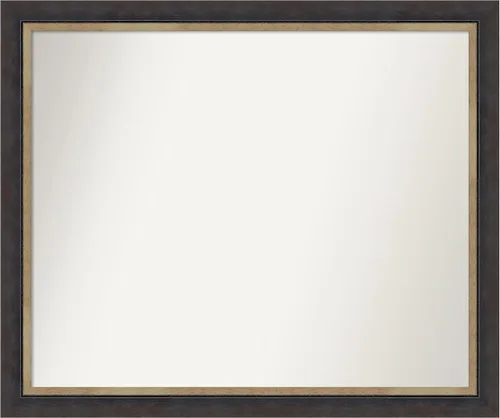 Miniatura 169 de Amanti Art Espejo personalizado, espejo de baño negro Astor, espejo de pared o espejo de tocador de baño sobre el fregadero (25 x 25 pulgadas)