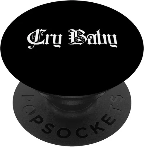 Cry Baby Graphic regalo para renacimiento Hipster amigos PopSockets agarre y soporte para teléfonos y tabletas